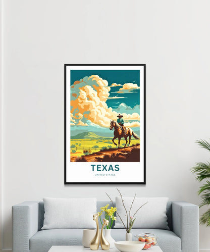 Texas Travel Poster