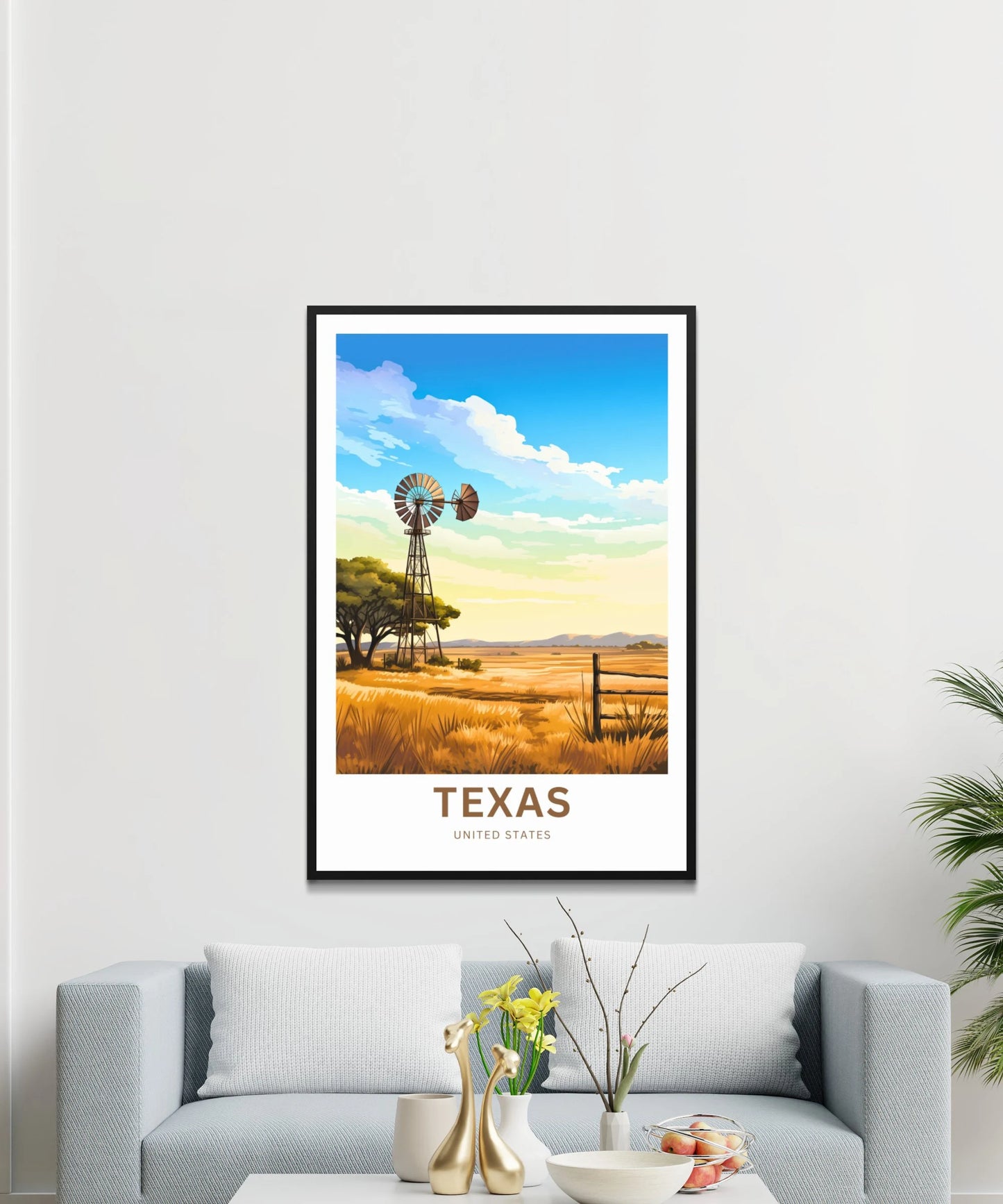 Texas Travel Poster