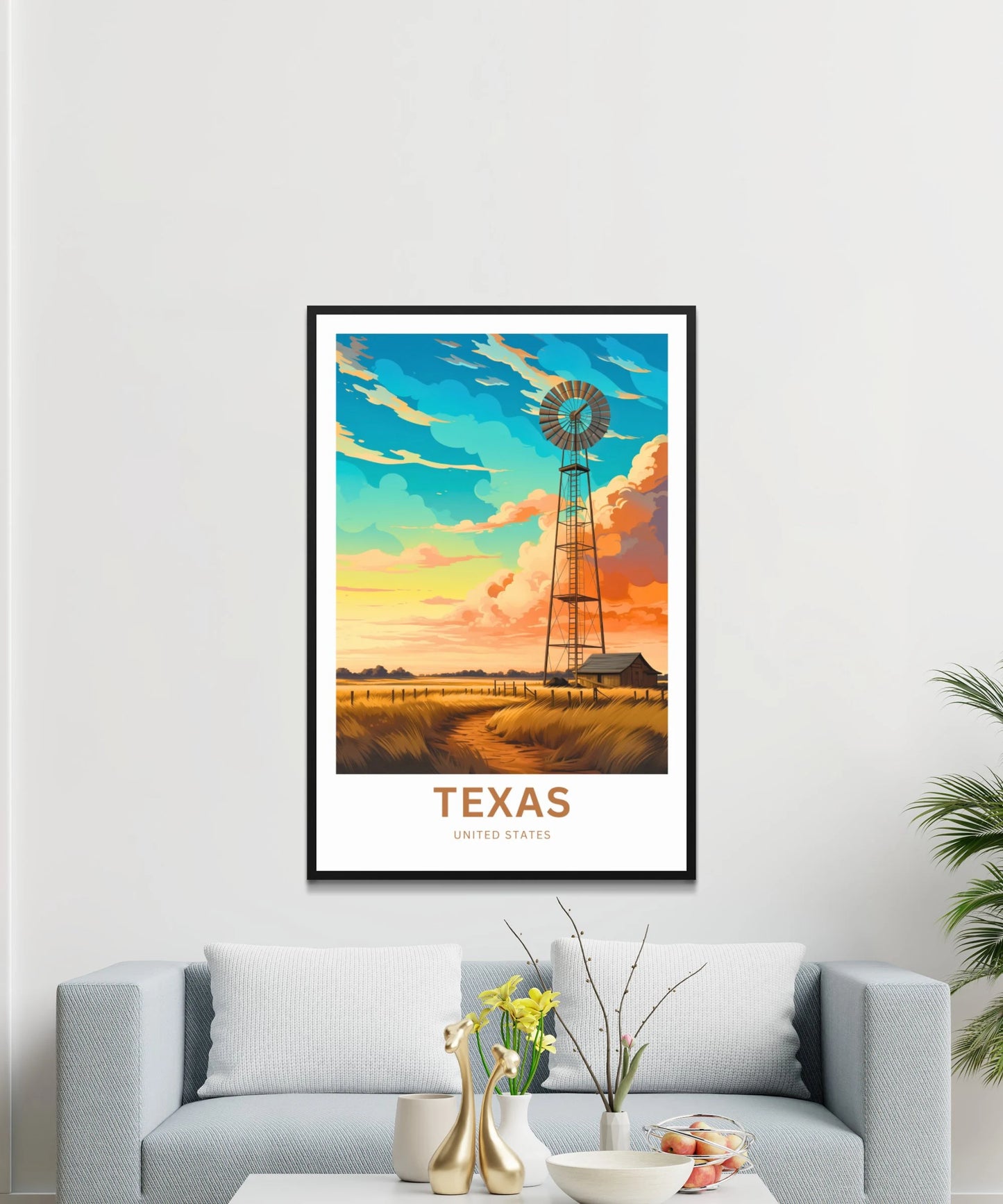 Texas Travel Poster