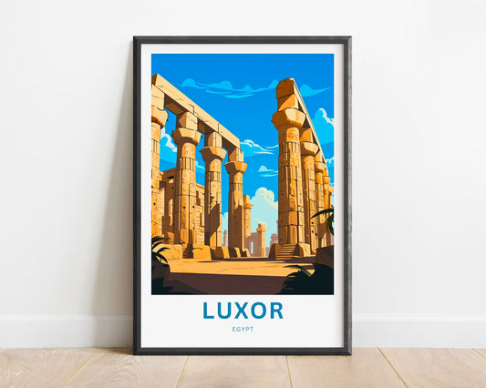 Luxor Travel Poster