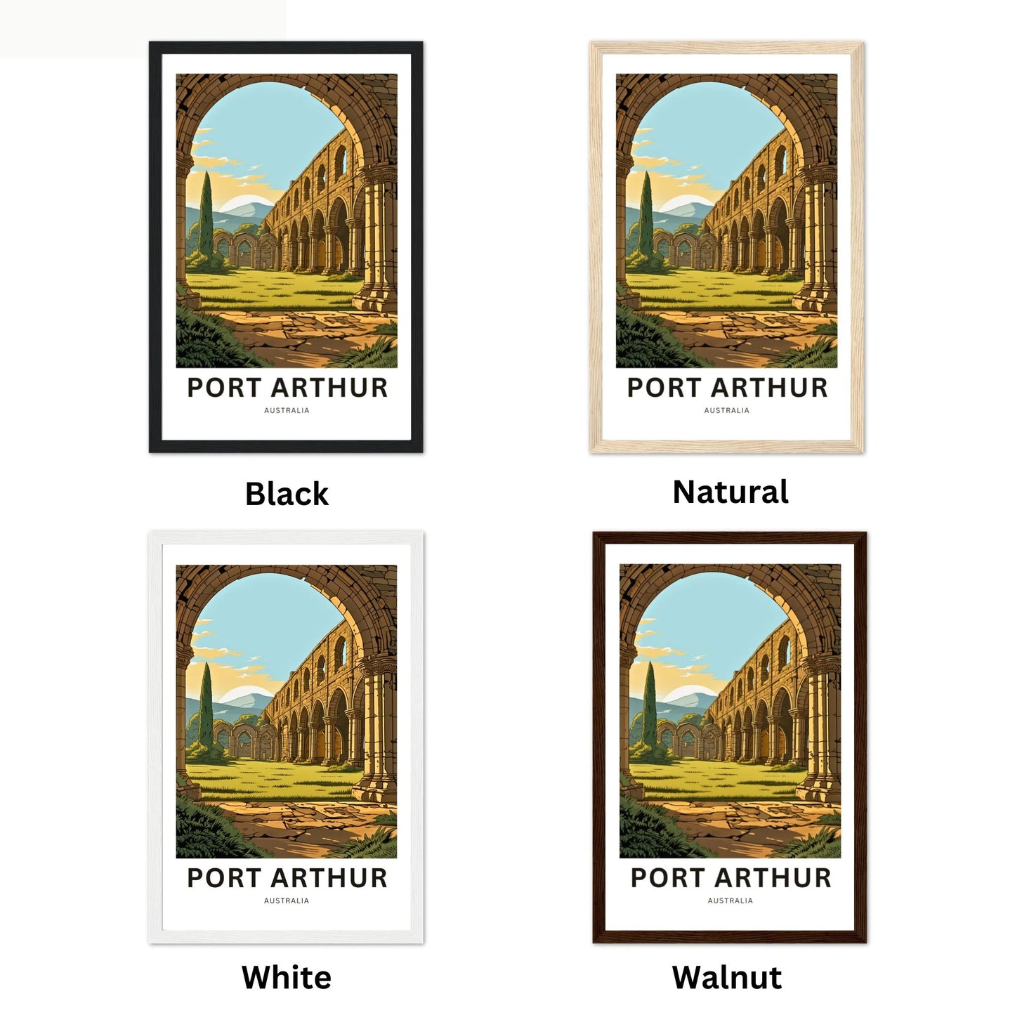 Port Arthur Travel Poster