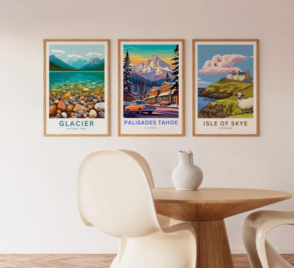 Palisades Tahoe Travel Poster