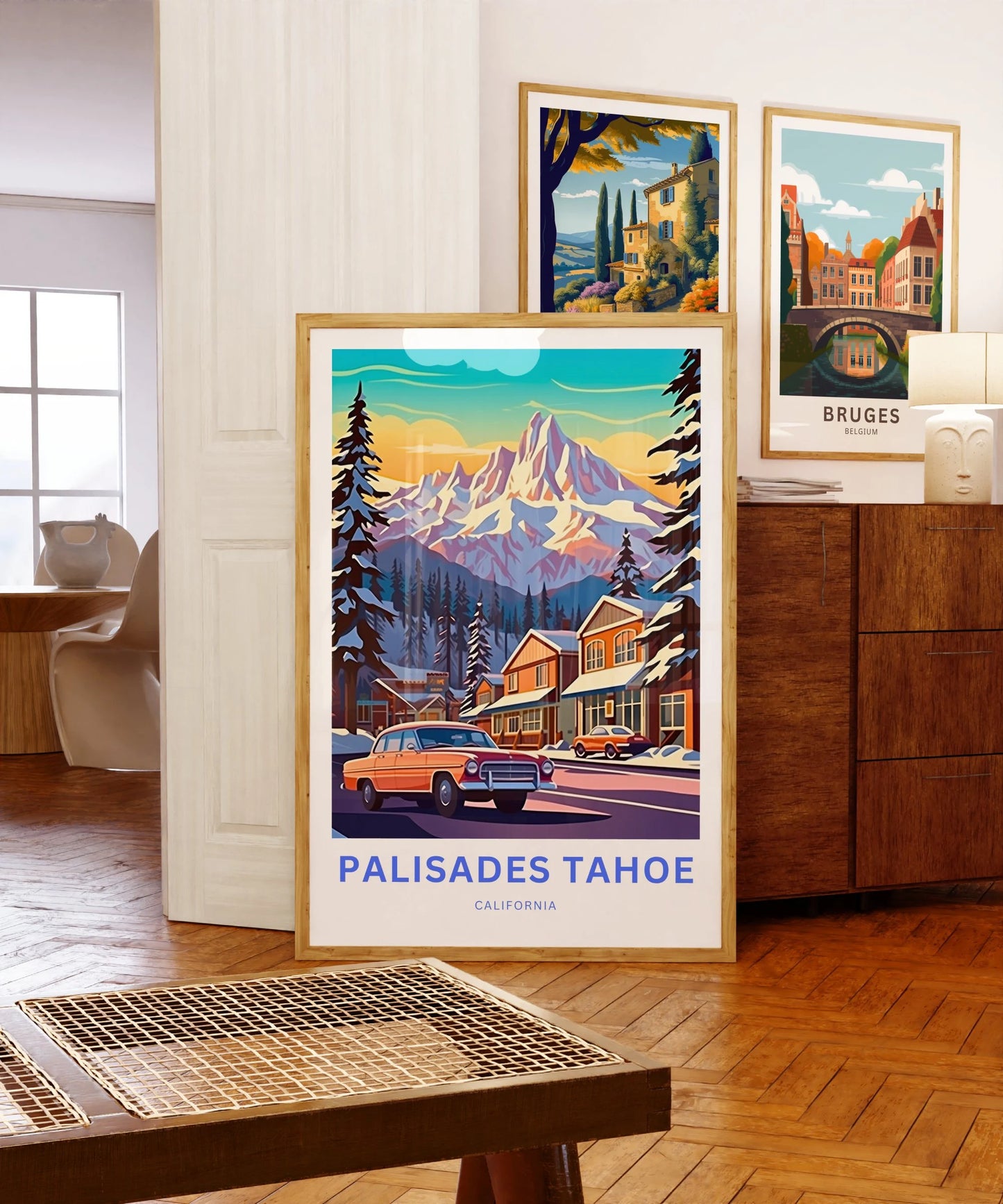 Palisades Tahoe Travel Poster