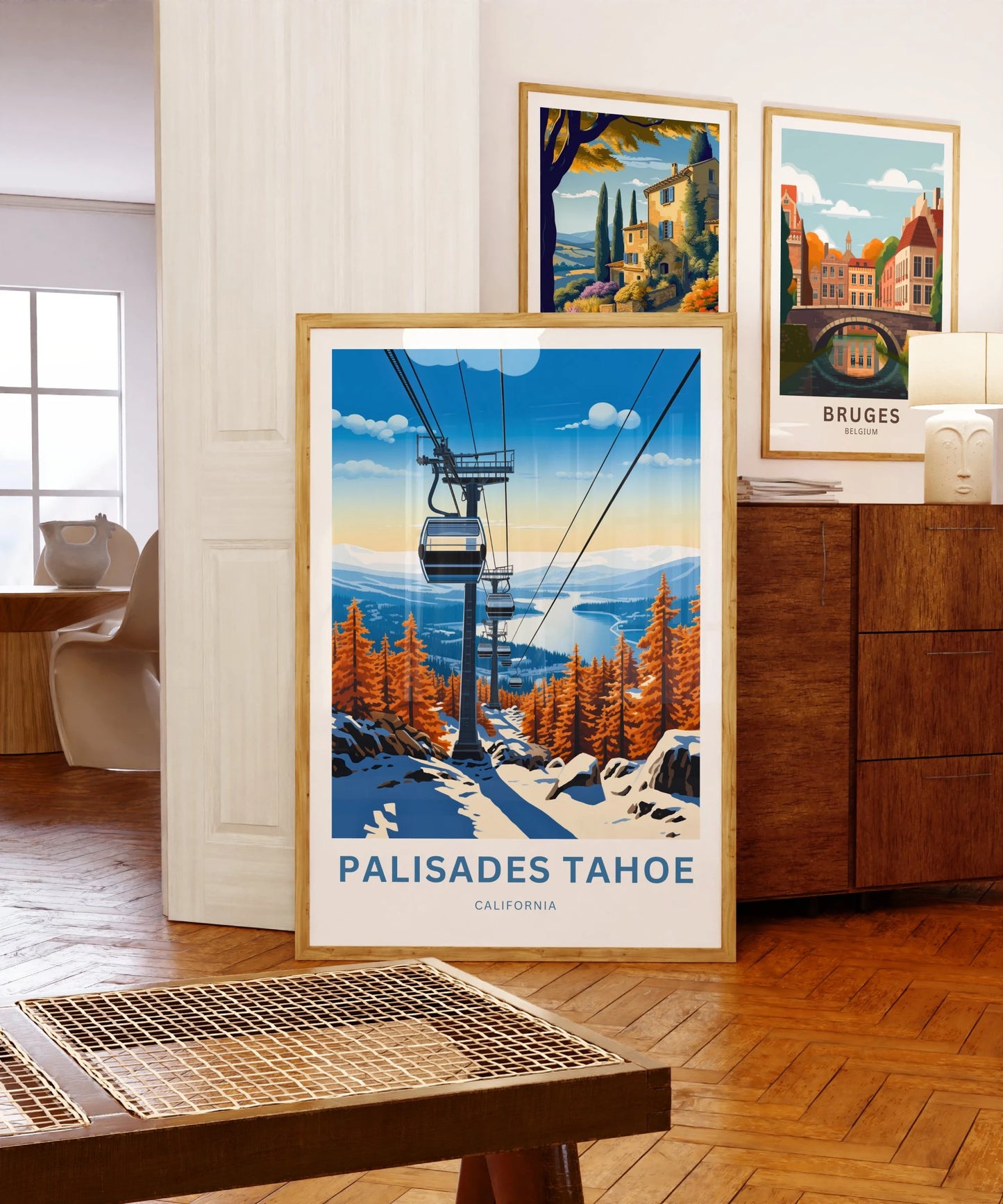 Palisades Tahoe Travel Poster