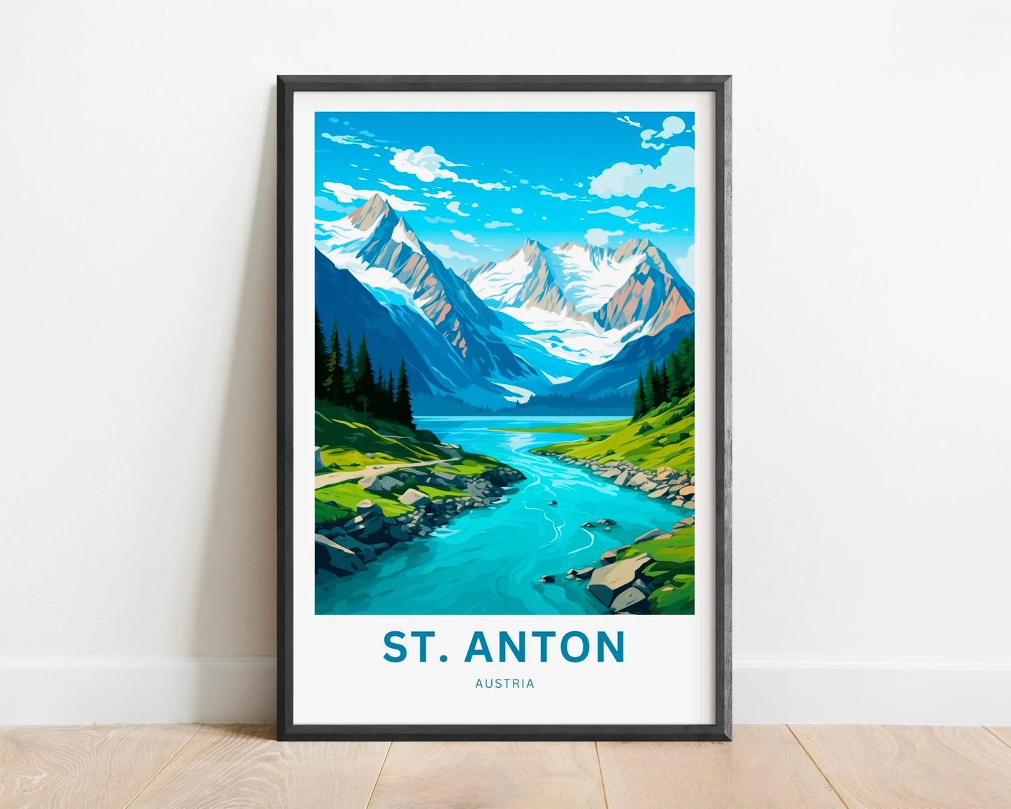 St. Anton am Arlberg Travel Poster