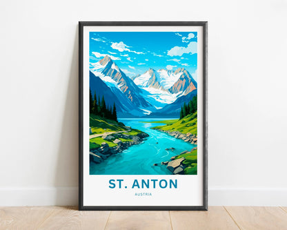 St. Anton am Arlberg Travel Poster