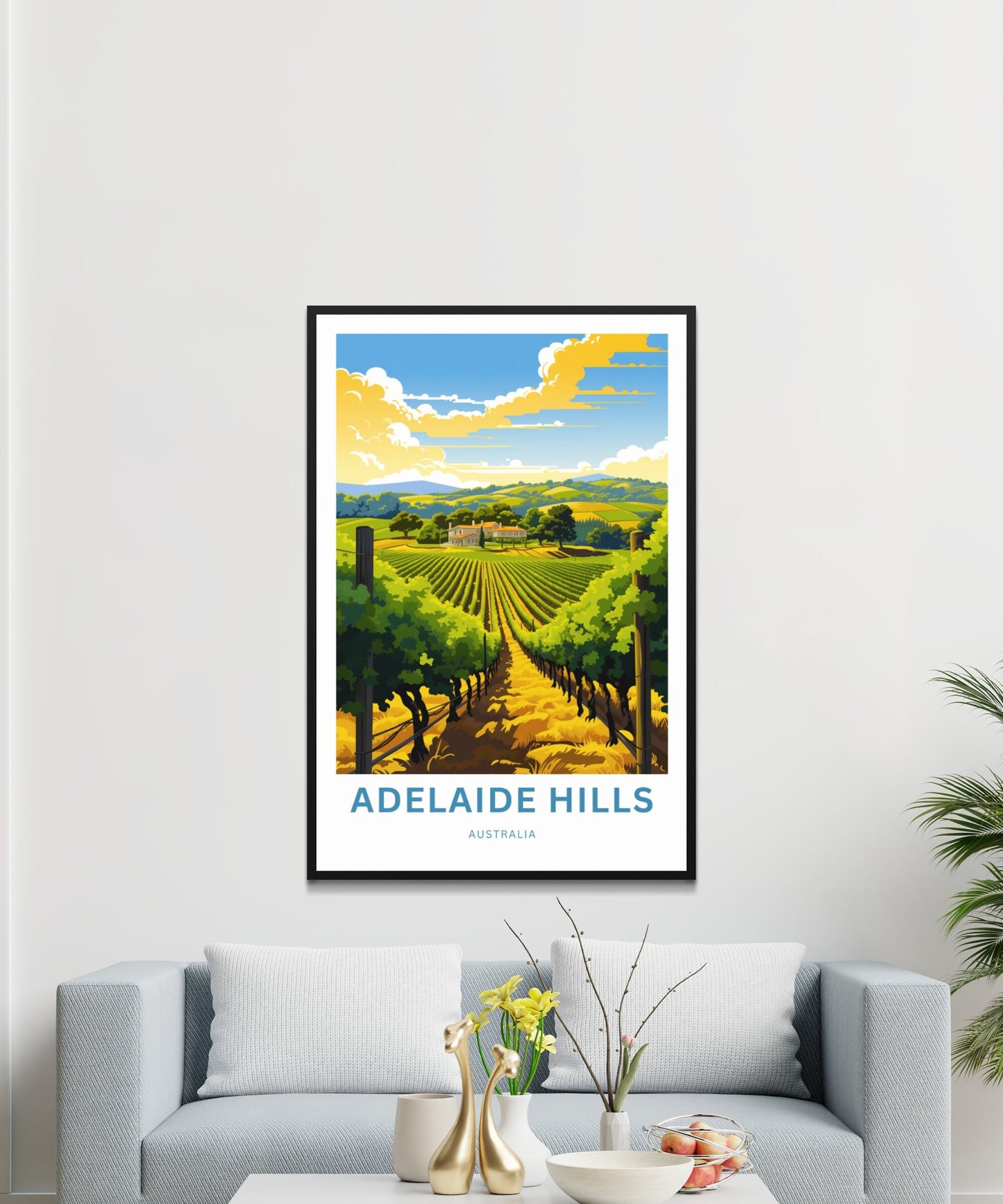 Adelaide Hills Travel Print - Nature's Harmony