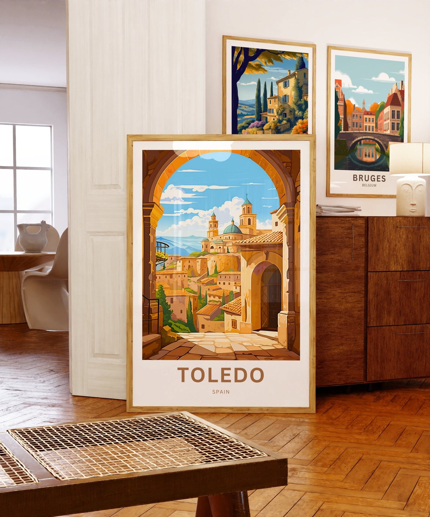 Toledo Travel Print - Toledo poster, Spain Wall Art, Wall Decor, Framed present, Gift Spain Present - TravelTreasureCo