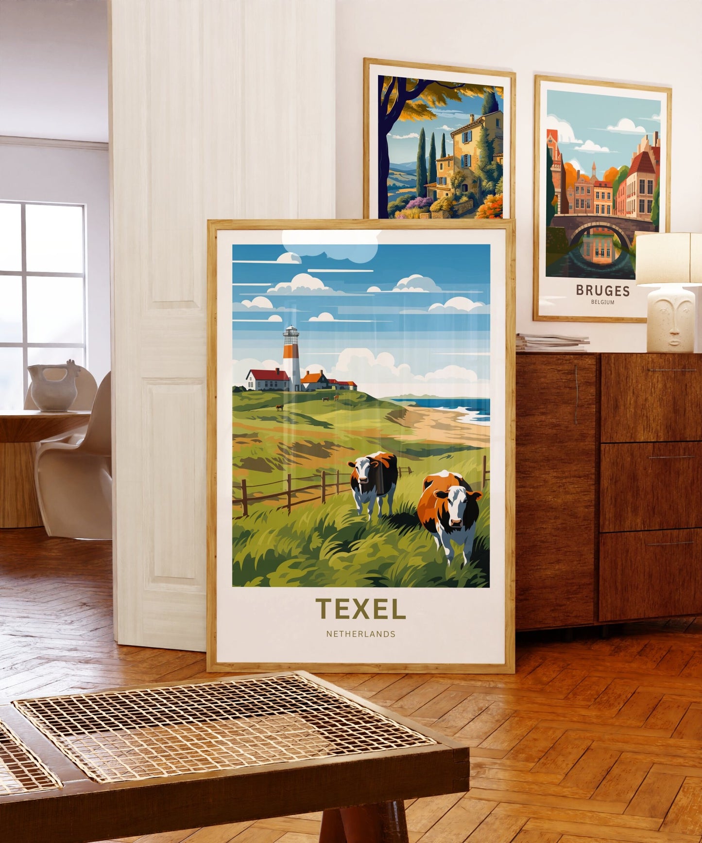 Texel Travel Print - Texel Travel poster, Netherlands Wall Art, Framed present, Gift Netherlands Present - TravelTreasureCo