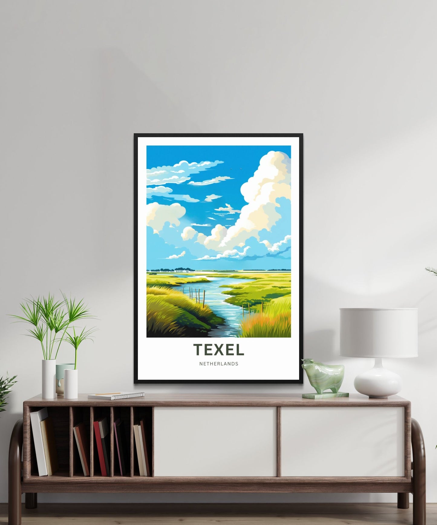 Texel Travel Print - Texel Travel poster, Netherlands Wall Art, Framed present, Gift Netherlands Present - TravelTreasureCo