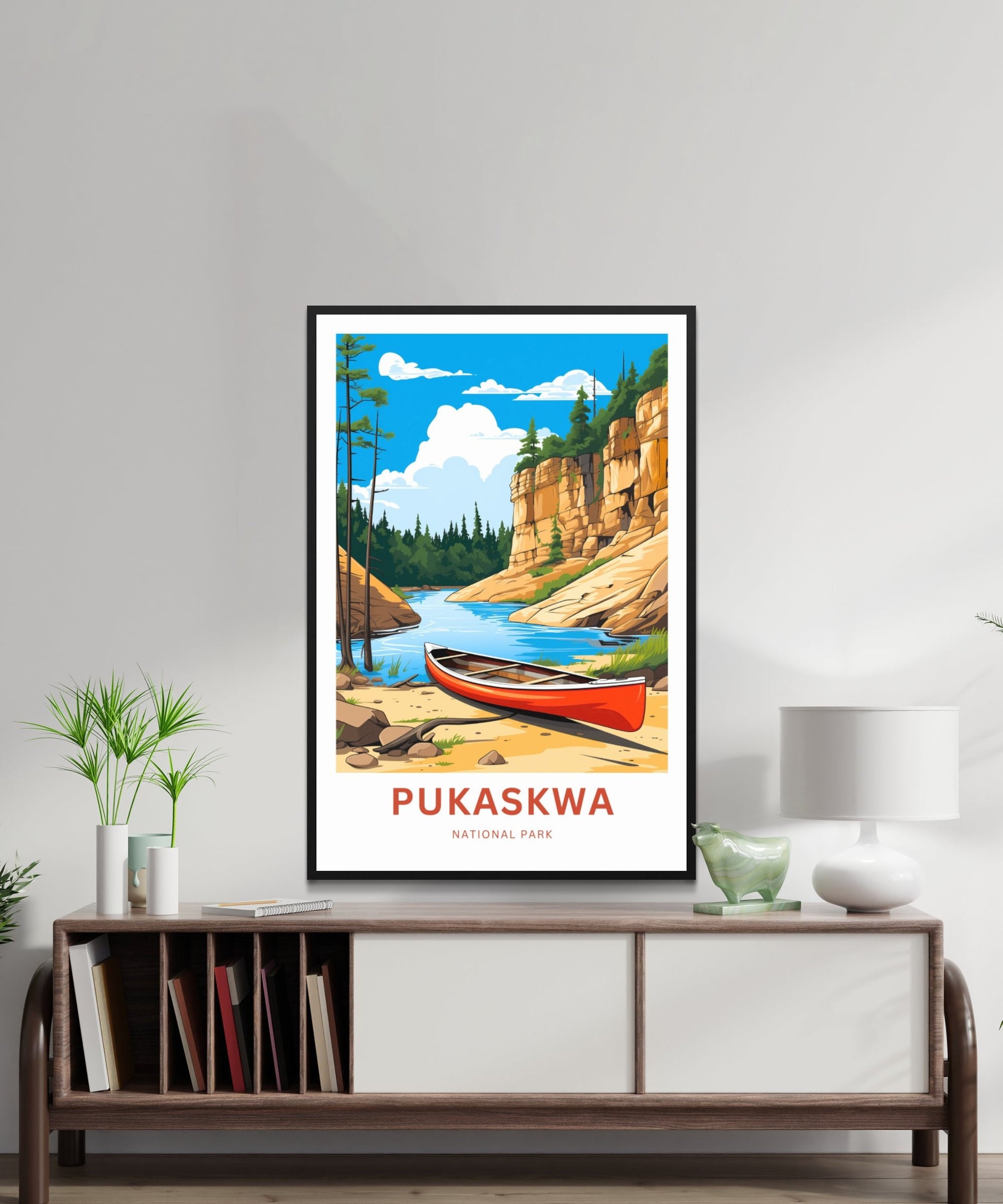 Pukaskwa National Park Travel Print - Pukaskwa National Park poster, Canada Wall Art, Framed present, Gift Canada Present - TravelTreasureCo