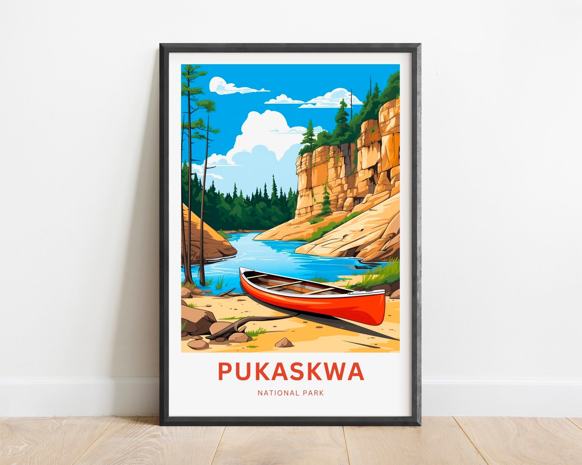 Pukaskwa National Park Travel Print - Pukaskwa National Park poster, Canada Wall Art, Framed present, Gift Canada Present - TravelTreasureCo