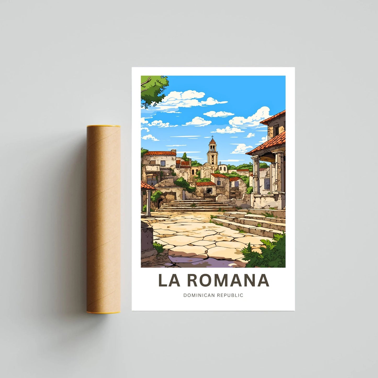 La Romana Travel Poster