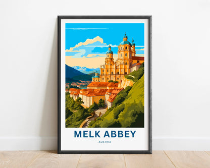 Milk Abbey Travel Poster