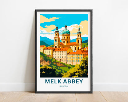 Milk Abbey Travel Poster