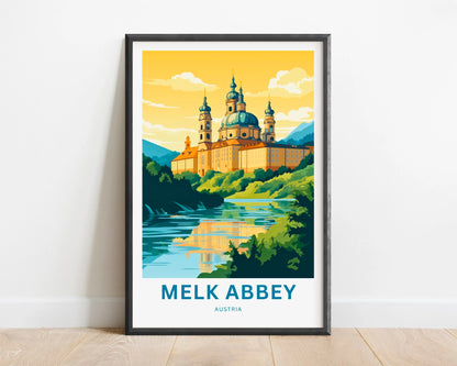 Milk Abbey Travel Poster