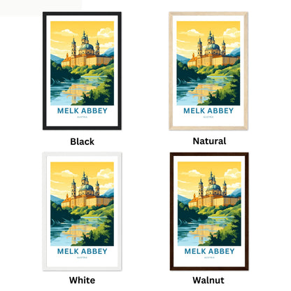 Milk Abbey Travel Poster