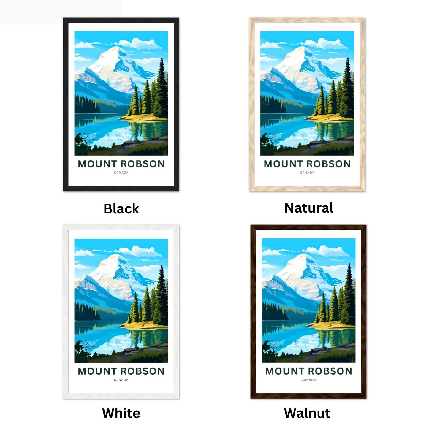 Mount Robson Travel Poster