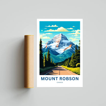 Mount Robson Travel Poster