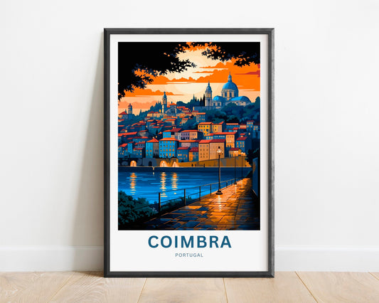 Coimbra Travel Poster