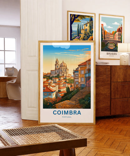 Coimbra Travel Poster