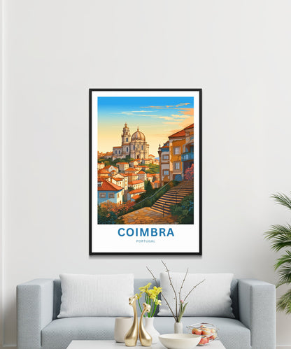Coimbra Travel Poster