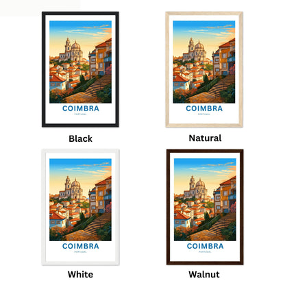 Coimbra Travel Poster