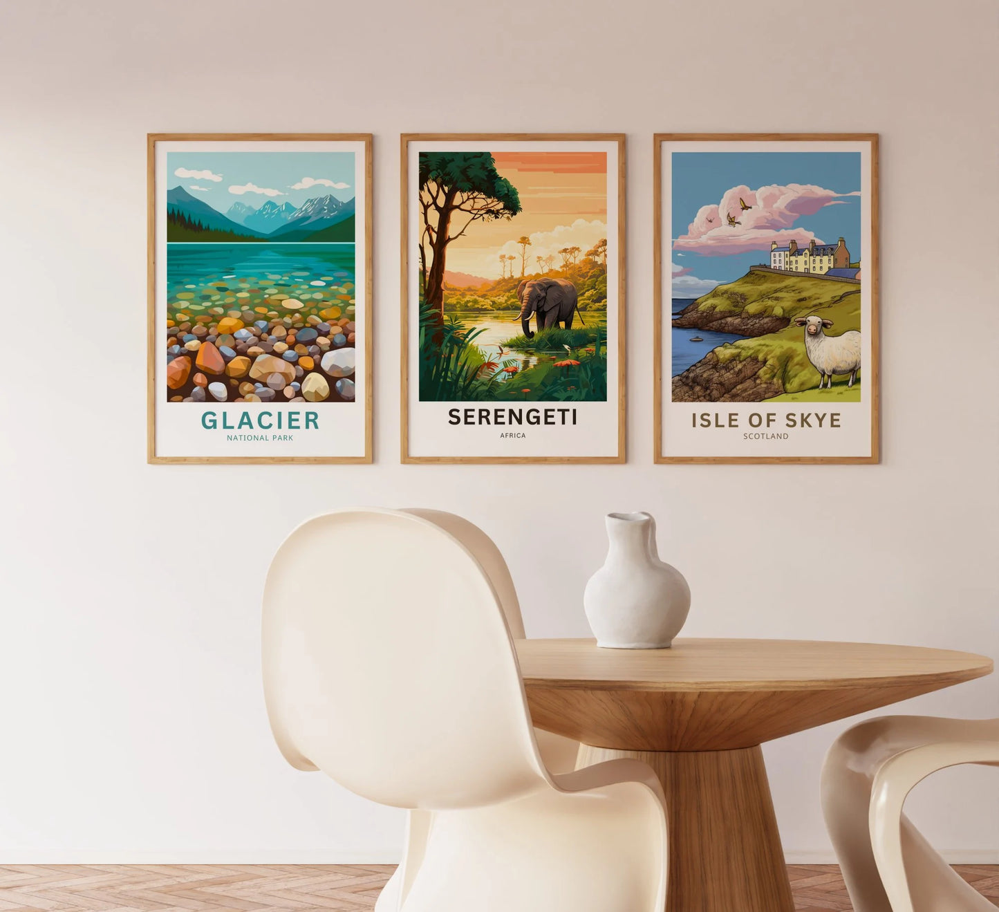 Serengeti Travel Poster