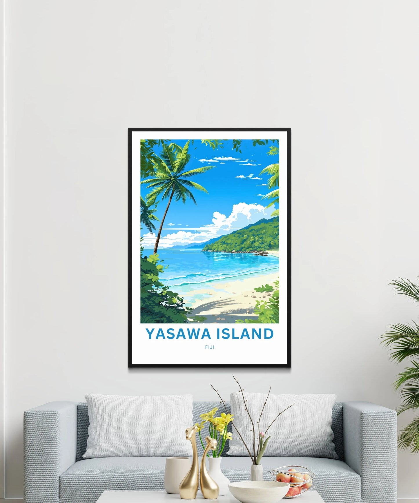 Yasawa Island Travel Poster