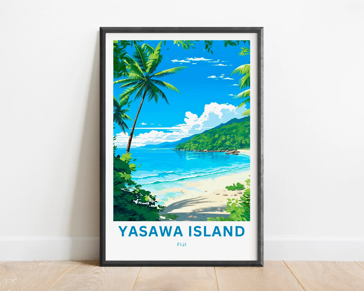 Yasawa Island Travel Poster