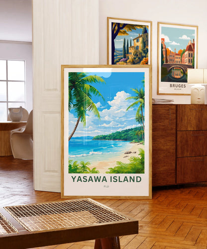 Yasawa Island Travel Poster