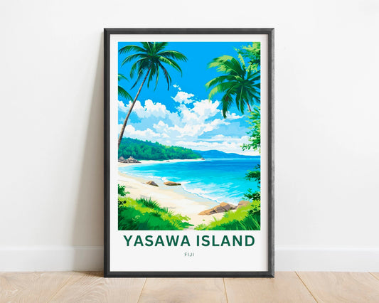 Yasawa Island Travel Poster