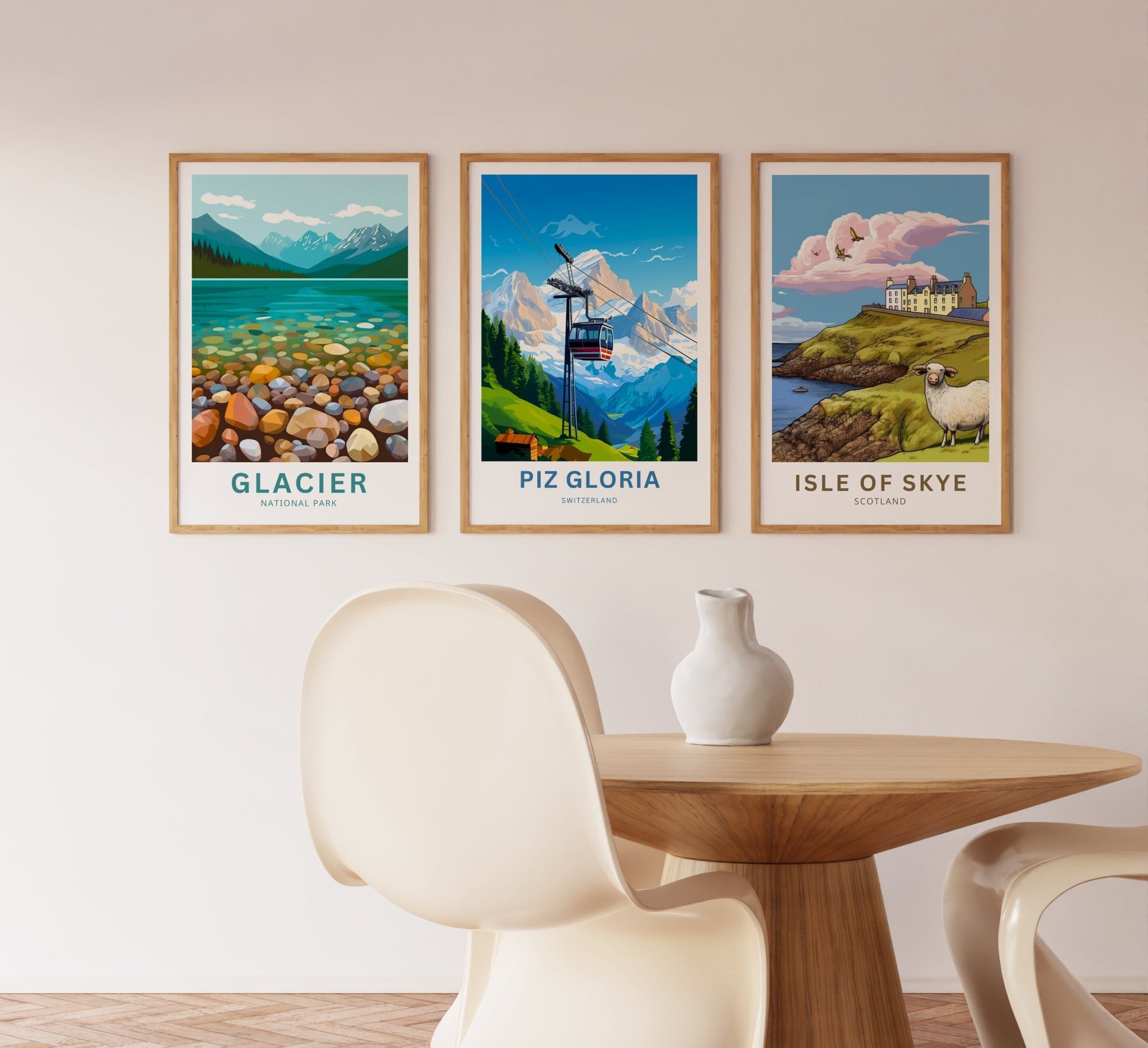 Piz Gloria Travel Print - Piz Gloria poster, Switzerland Wall Art, Wall Decor, Framed present, Gift Switzerland Present - TravelTreasureCo