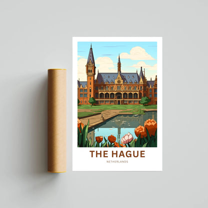 The Hague Travel Poster