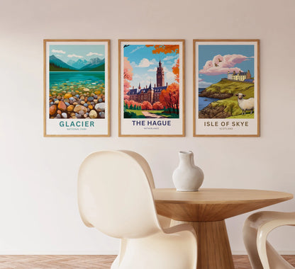 The Hague Travel Poster