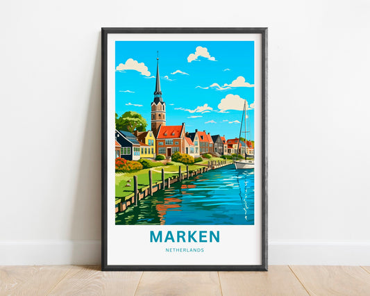 Marken Travel Poster