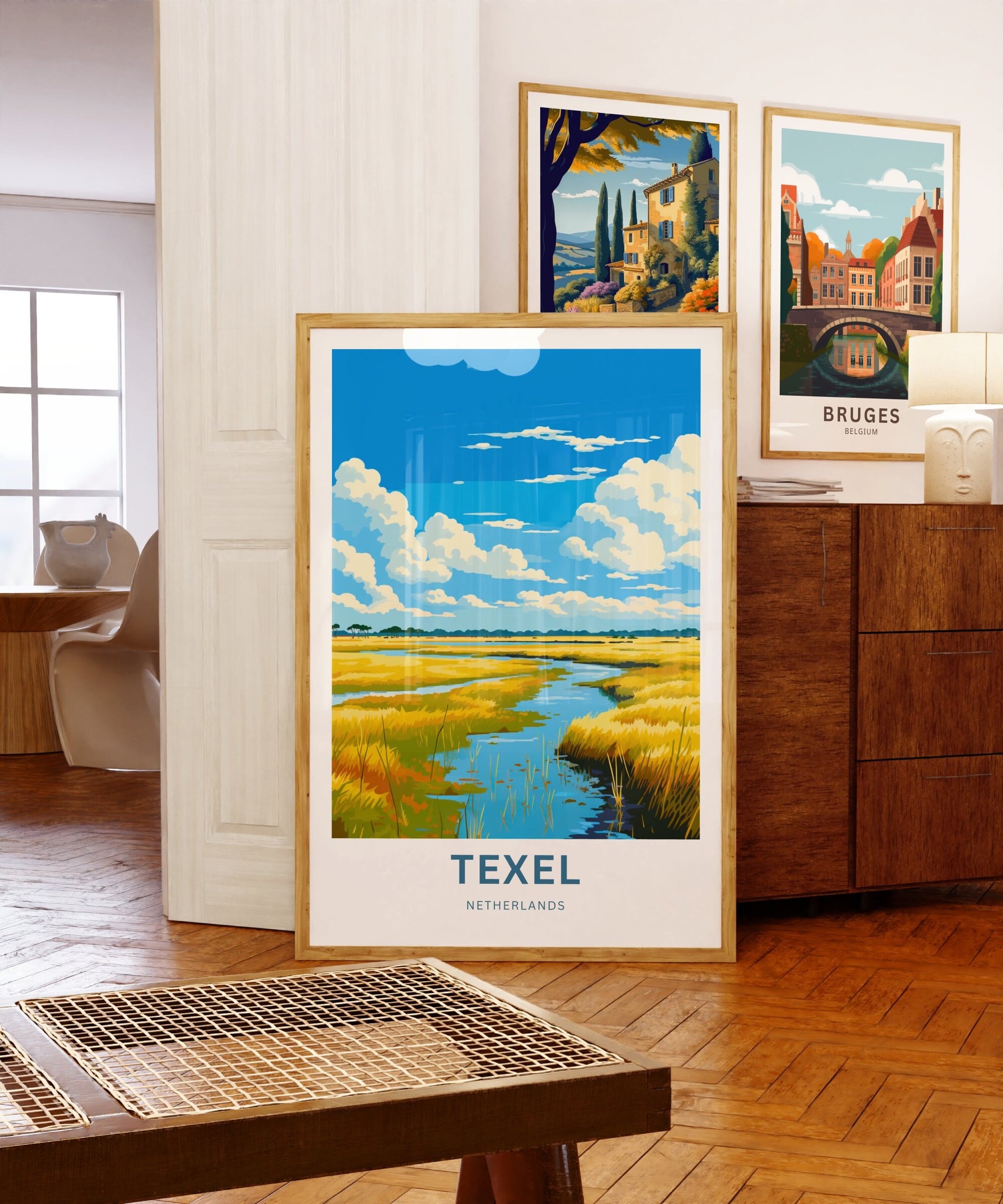 Texel Travel Print - Texel Travel poster, Netherlands Wall Art, Framed present, Gift Netherlands Present - TravelTreasureCo