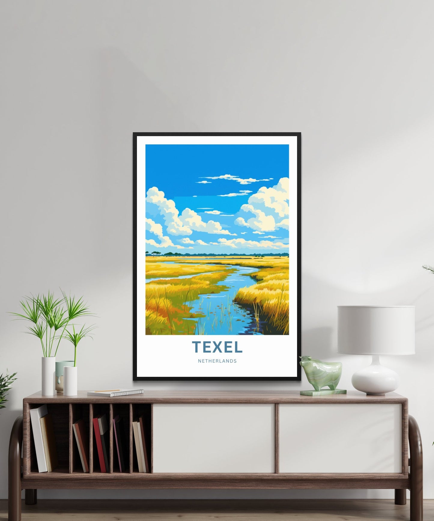 Texel Travel Print - Texel Travel poster, Netherlands Wall Art, Framed present, Gift Netherlands Present - TravelTreasureCo