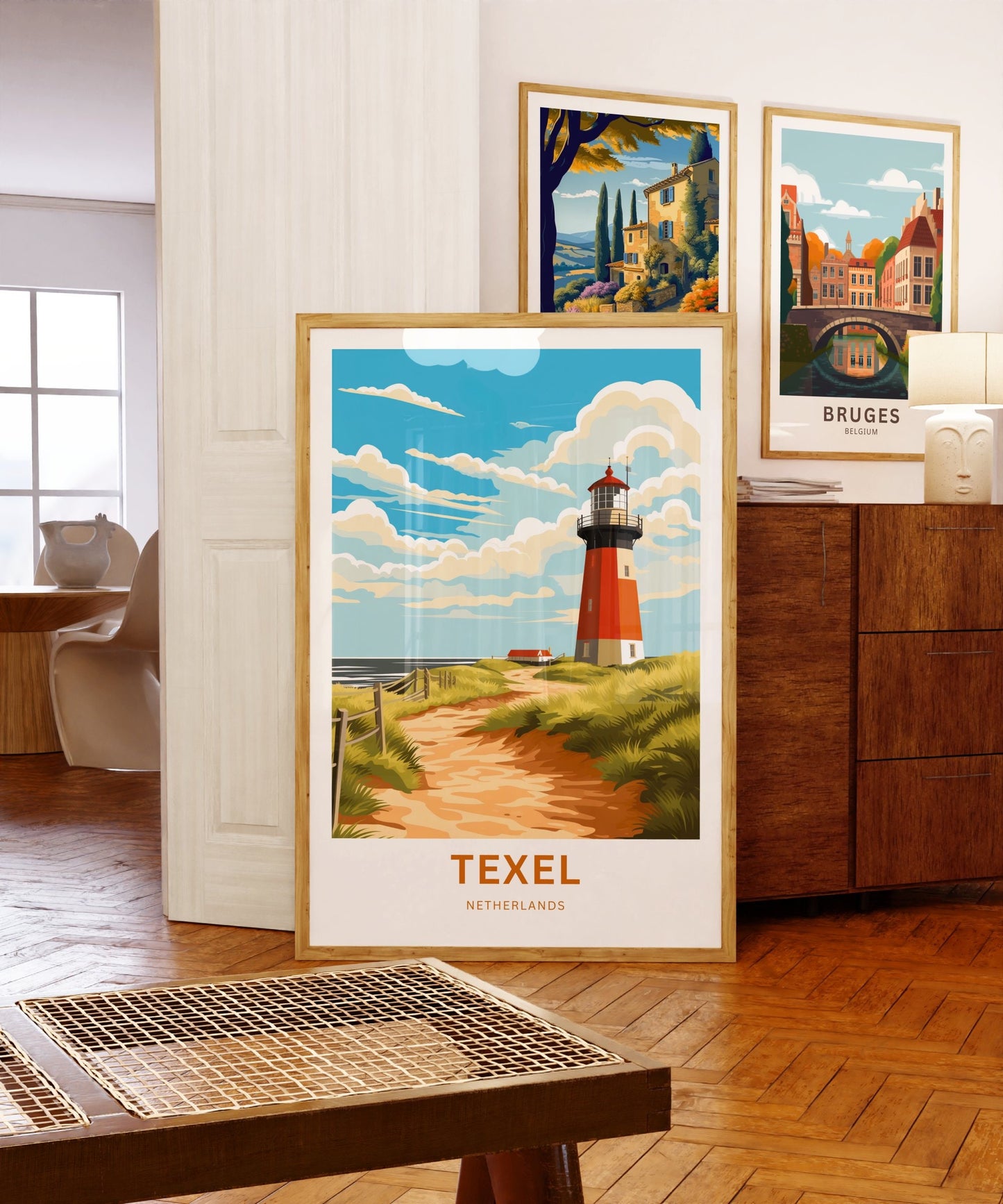 Texel Travel Print - Texel Travel poster, Netherlands Wall Art, Framed present, Gift Netherlands Present - TravelTreasureCo