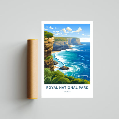 Royal Travel Print - Royal poster, National Park Wall Art, Framed present, Gift Australia Present - TravelTreasureCo