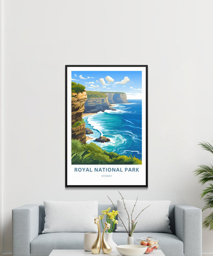 Royal Travel Print - Royal poster, National Park Wall Art, Framed present, Gift Australia Present - TravelTreasureCo