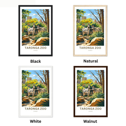 Taronga Zoo Travel Print - Taronga Zoo poster, Sydney Wall Art, Framed present, Gift Australia Present - TravelTreasureCo