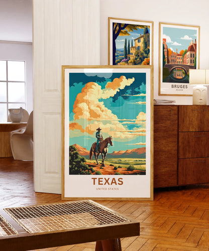 Texas Travel Poster