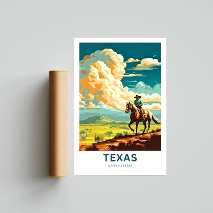 Texas Travel Poster