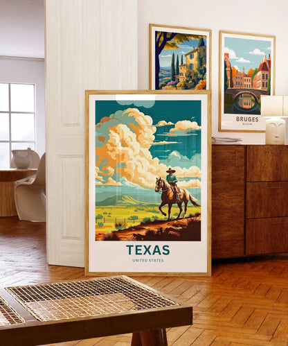 Texas Travel Poster