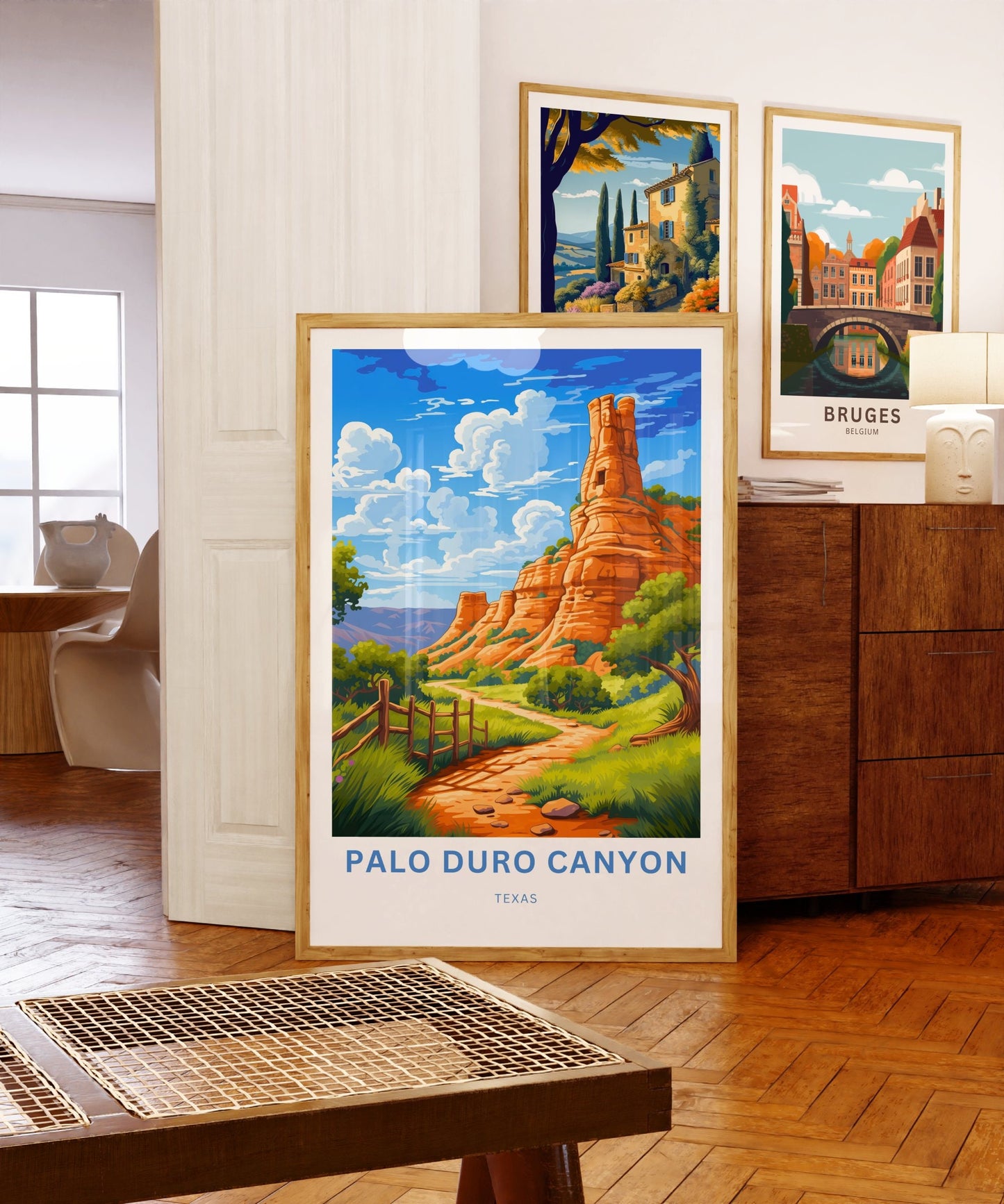 Palo Duro Canyon Travel Print - Palo Duro Canyon poster, State Park Wall Art, Texas Framed present, Gift United States Present, Custom Text - TravelTreasureCo