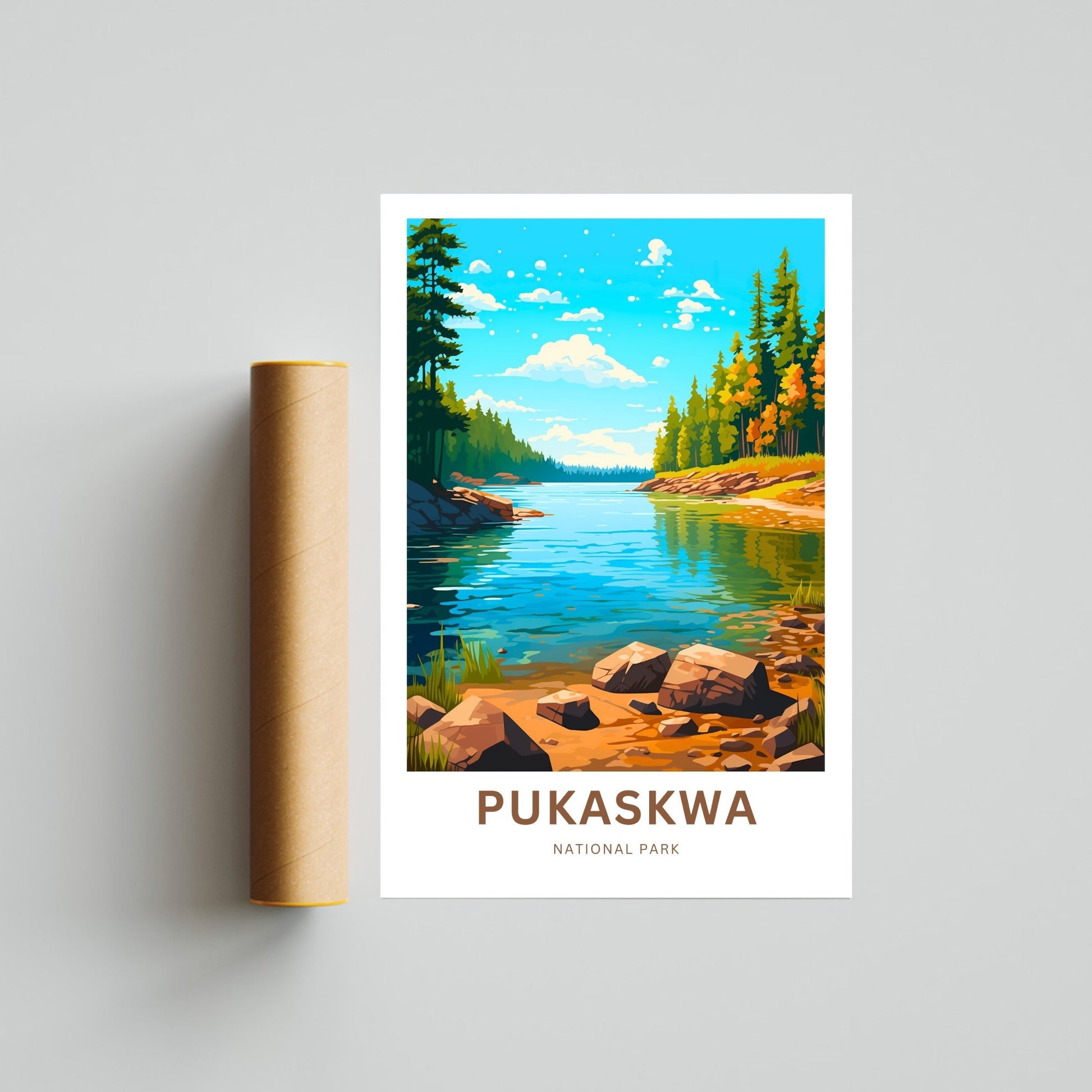 Pukaskwa National Park Travel Print - Pukaskwa National Park poster, Canada Wall Art, Framed present, Gift Canada Present - TravelTreasureCo