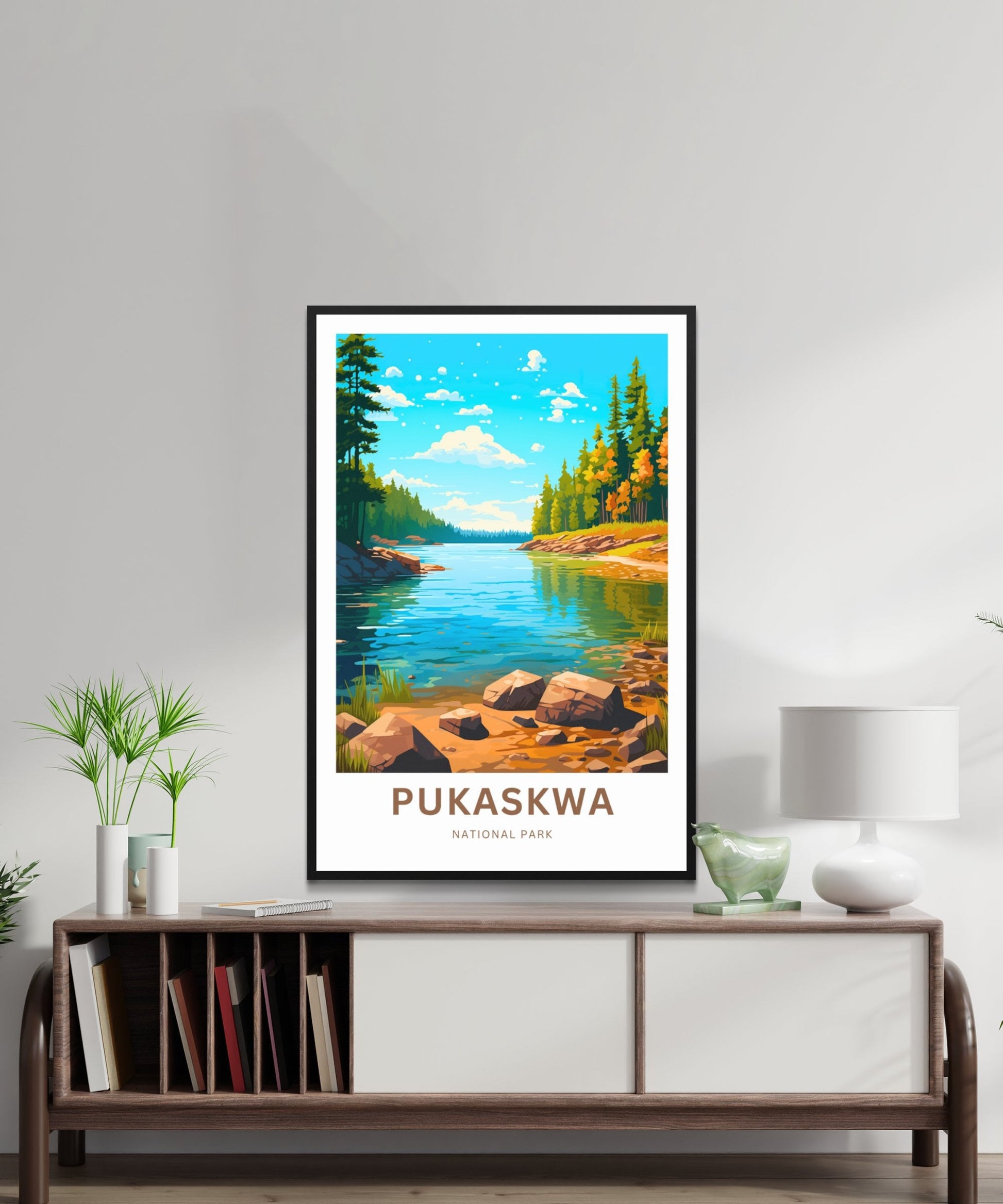 Pukaskwa National Park Travel Print - Pukaskwa National Park poster, Canada Wall Art, Framed present, Gift Canada Present - TravelTreasureCo