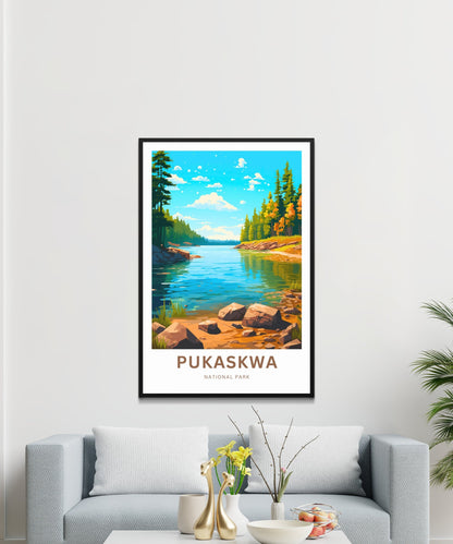 Pukaskwa National Park Travel Print - Pukaskwa National Park poster, Canada Wall Art, Framed present, Gift Canada Present - TravelTreasureCo