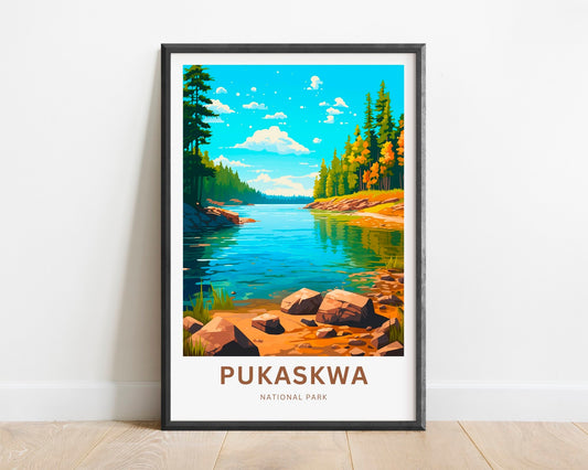 Pukaskwa National Park Travel Print - Pukaskwa National Park poster, Canada Wall Art, Framed present, Gift Canada Present - TravelTreasureCo